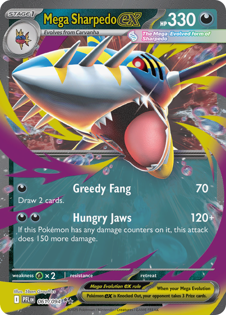 Mega Sharpedo ex